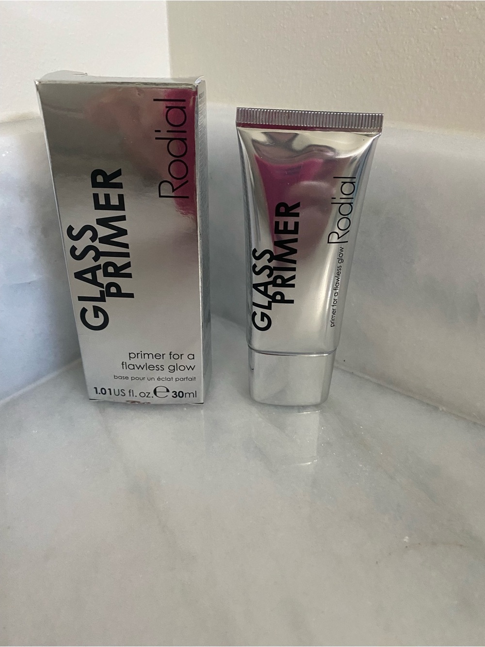 New Rodial Glass Primer - Shiny Silver Radiance